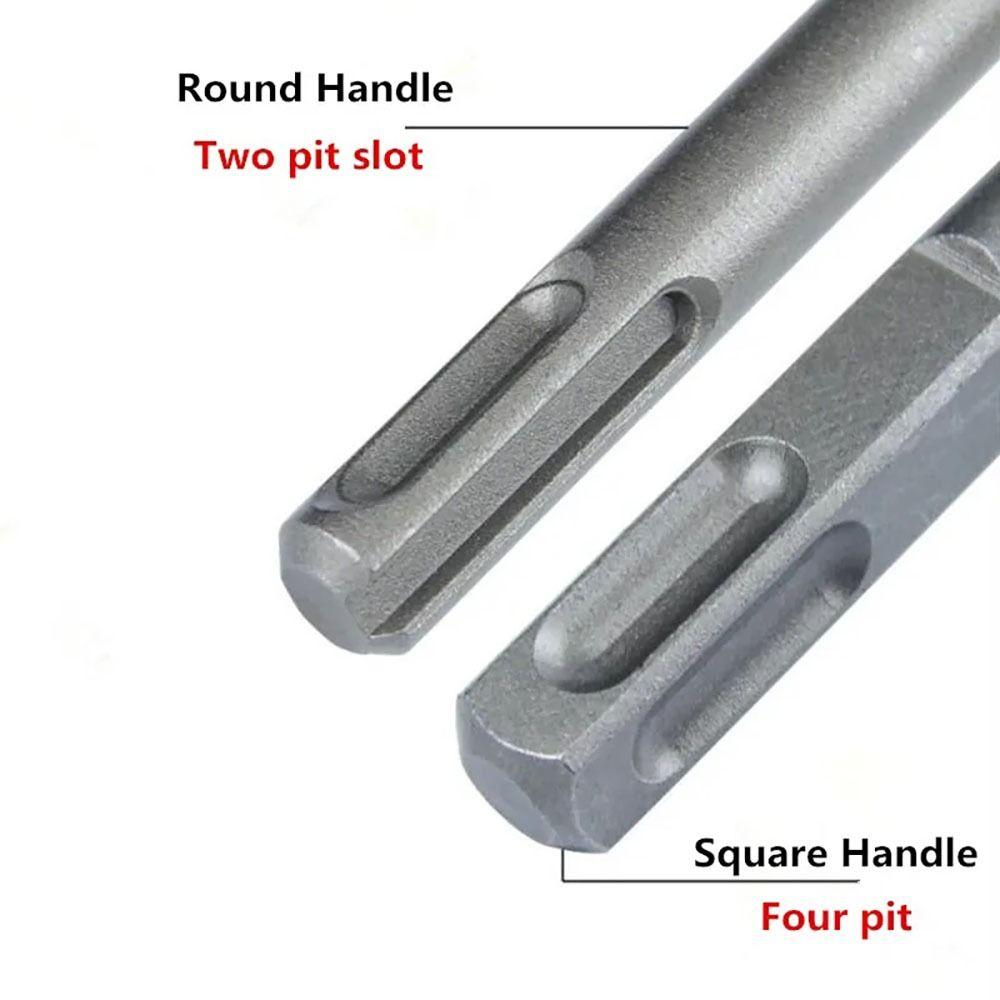 1Pcs Square Shank Carbide Concrete Drill Bit Electric Hammer Drill Bit  For Rotary Hammer Drilling