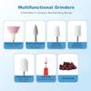 Professional Cordless Nail Drill Machine With 12 Pieces And 36 Sanding Bands For Manicure Pedicure At Home Or Salon