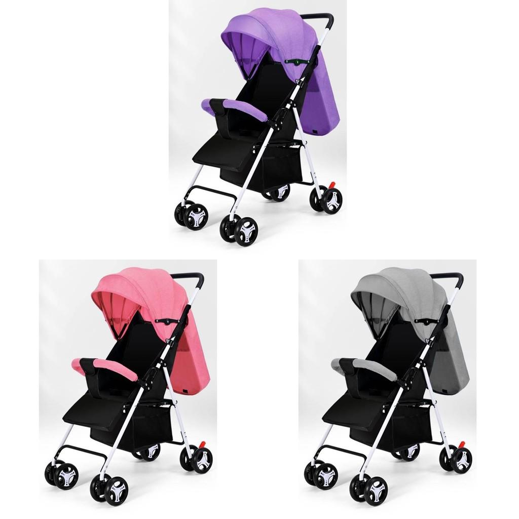 Stroller Baby Stylish In Soft Colors Comfortable Transport Folding Convenient