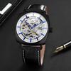 UTHAI M21 Modische Herrenuhr skelettiert automatische mechanische Uhr leichte Luxusuhr Geschenkuhren für Mann