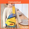 Children Fashion Shoulder Bag With Color Block Design For Casual Outings School