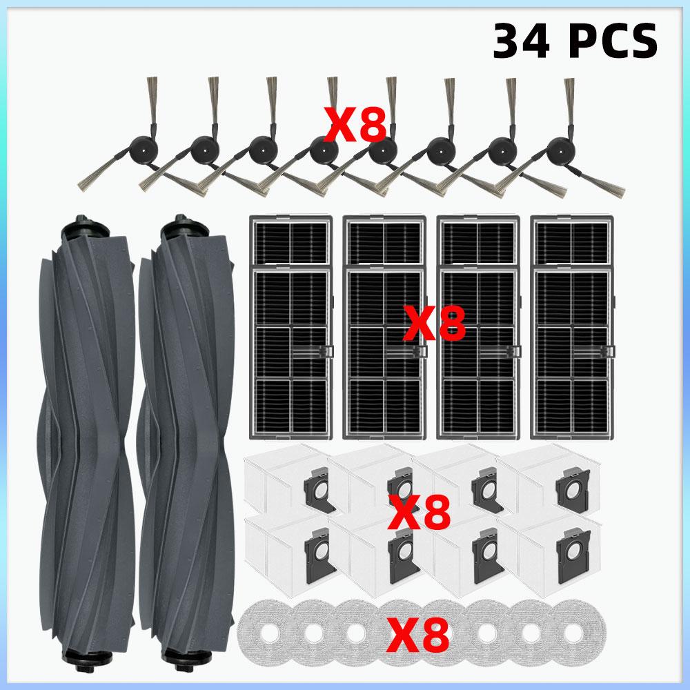 Compatible For Dreame L10s Ultra Gen 3 / RLL53SE Vacuum Cleaner Accessories Main Roller Side Brush HEPA Filter Mop Pad Dust Bag