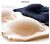 Plus Size Strapless Push-Up Anti-Slip Bra - Large Cup, Thin Style, Invisible Adhesive, Women's Bandeau.