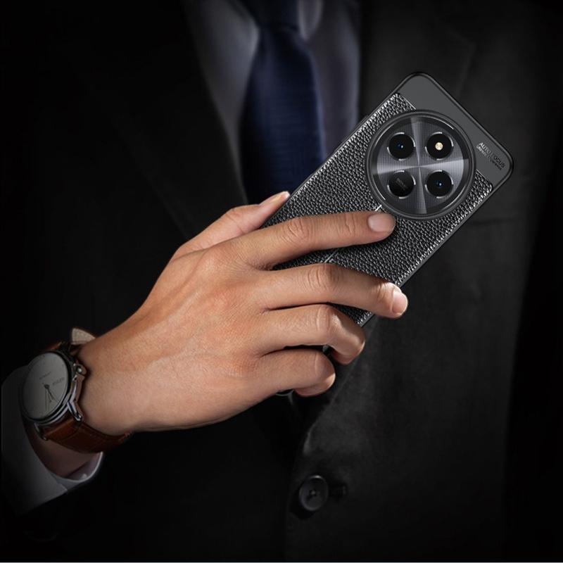 Für Redmi 14C Hülle Abdeckung Xiaomi Redmi 14C Capa Neue Handy Stoßstange Rückseite Panzer Stoßfest TPU Weich Leder Fundas Redmi 14C Redmi14C