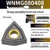Peach-Shaped WNMG080404 Stainless Steel CNC Turning Insert