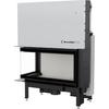 Steel Fireplace KRATKI NADIA Left 14 kW Ø 200 Lift-up Self Closing Door