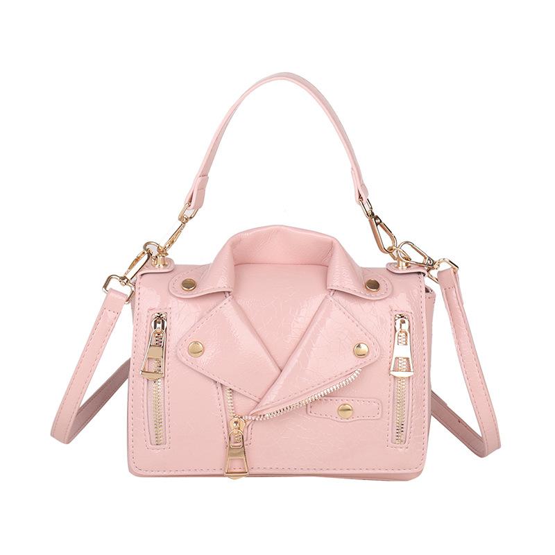 Foreign trade personality jacket suit bag bag 2025 new European and American fashion rivet shoulder bag women's small square bag tide