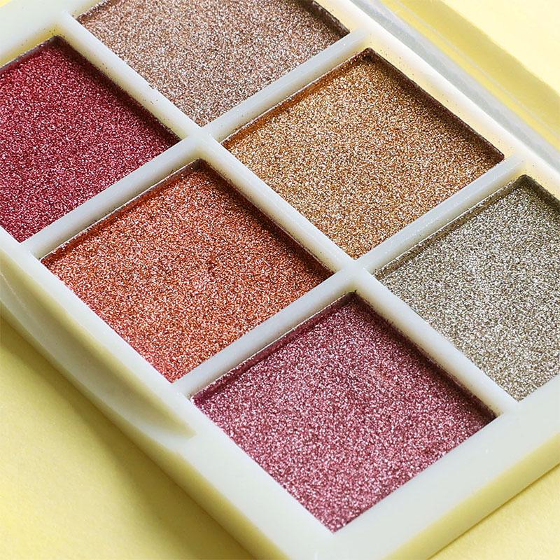 Aurora Silver Chameleon Mirror Eyeshadow Glitter Powder