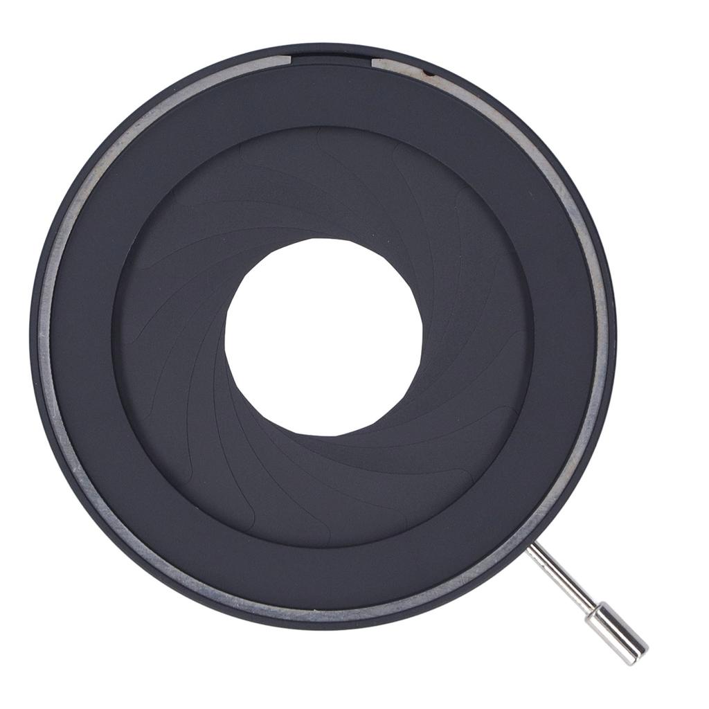 Adjustable Iris Aperture Diaphragm 2‑50mm Microscope Iris Adapter Aperture Adjustable Lens Diaphragm Optical Diaphragm