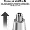 Painless Ear and Nose Hair Trimmer, Electric Nose Hair Shaver, Portable Men's Face Trimmer, Battery Powered Nose Hair Cleaner