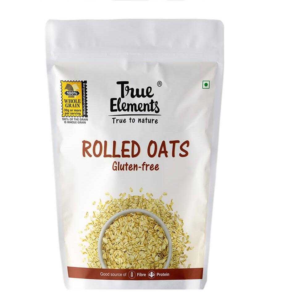 

Овсяные хлопья без глютена (500 г), Rolled Oats Gluten Free, True Elements