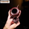 111ml Handmade Yixing Purple Clay Teapots Horizontal Pot Raw Ore Aubergine Mud Kettle Zisha Tea Set Drinkware Supplies Ornaments