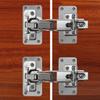 36pcs Cabinet Hinge Repair Plate Kit Stainless Steel Door Hinge Mounting Plate With Holes For Home Kitchen Cupboard Furniture