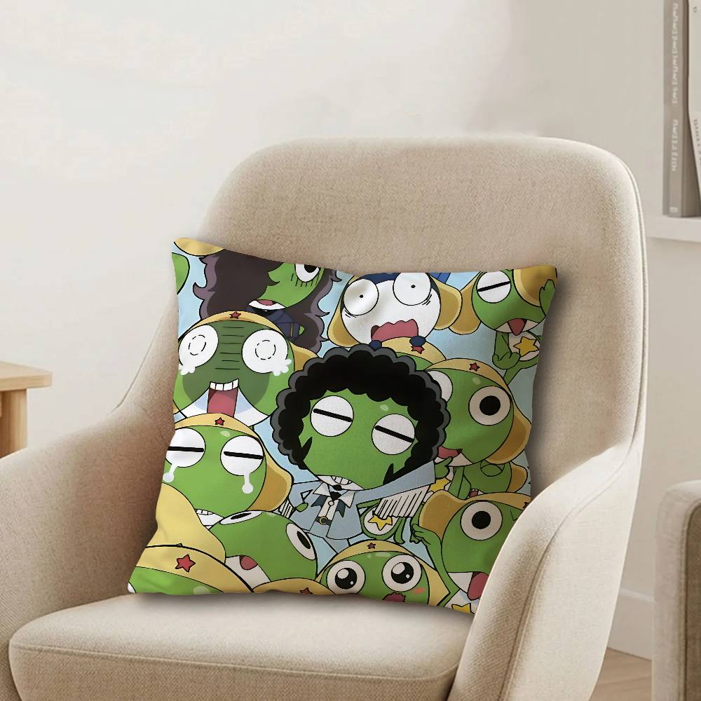 KKeroro Gunsou Frog Cushion Cover Decorative Pillow Sofa Home Decor case pillow cases