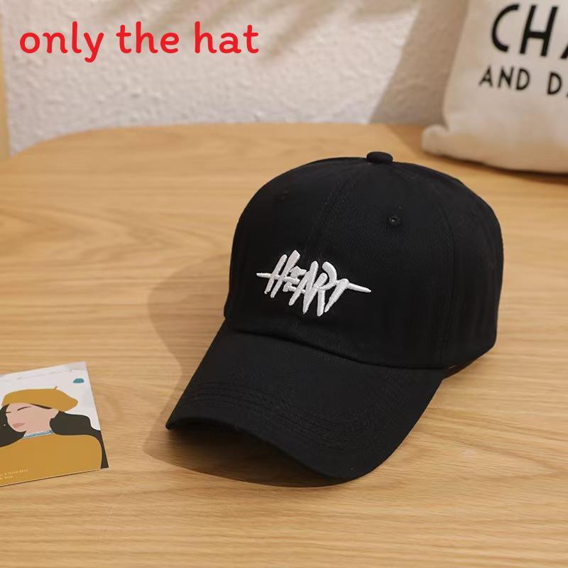 Cotton Baseball Cap For Men Women With Embroidered Letter Sunshade For Outdoor Activities