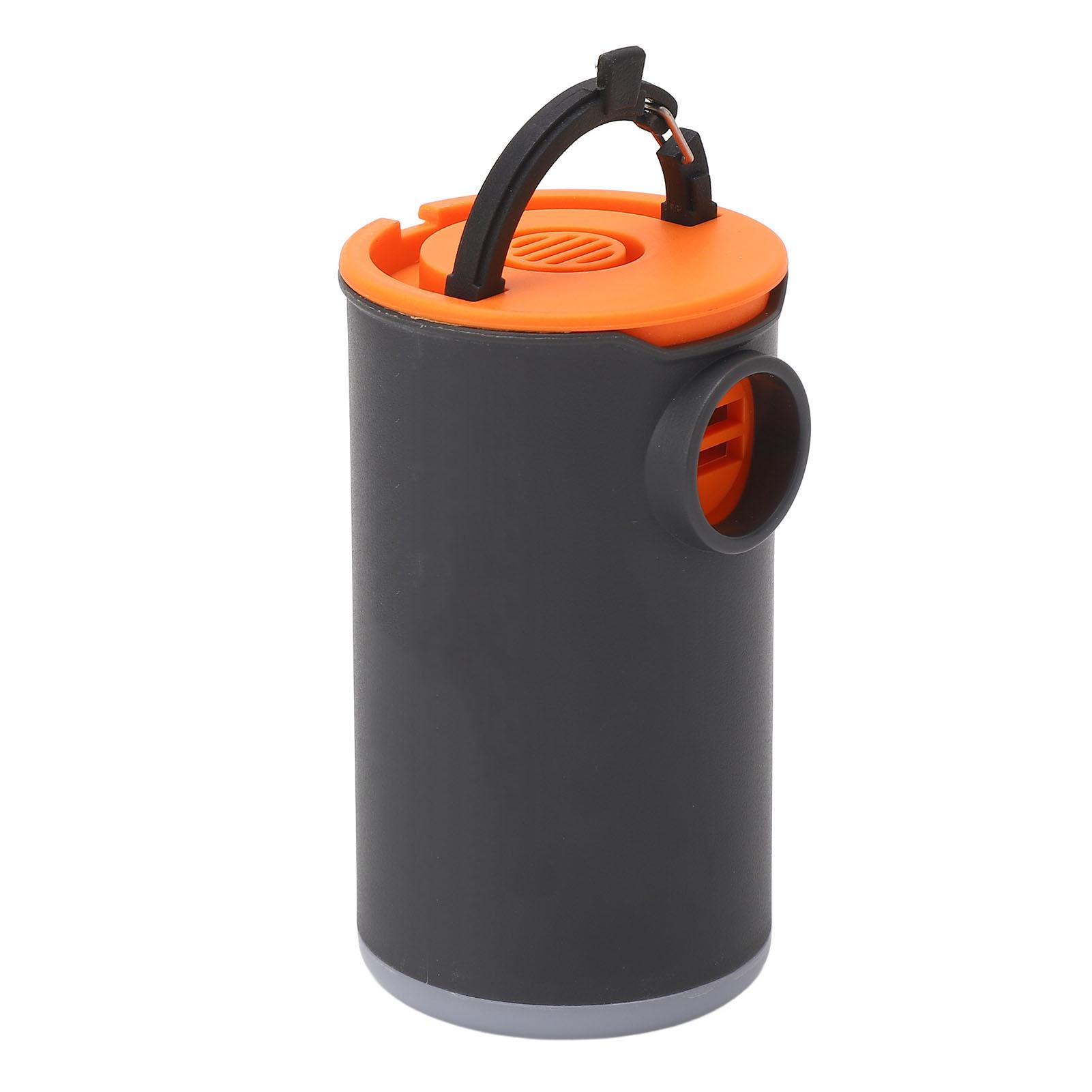 

Мини воздушный насос с подсветкой USB перезаряжаемый портативный с 5 воздушными насадками Надувать Сдувать Мини насос