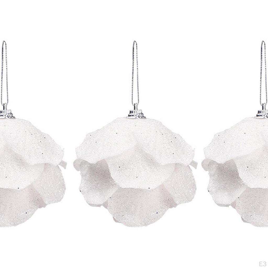2 Pieces/3 Pieces Ball Decor Door Gadgets Wreath Pendants Foam Tree Hanging Balls for Party Wedding