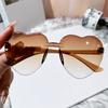 Fashion Jelly Gradient Children Heart-shaped Lenses Sunglasses Outdoor Sun Protection Glasses Colorful Sun Glasses Goggles