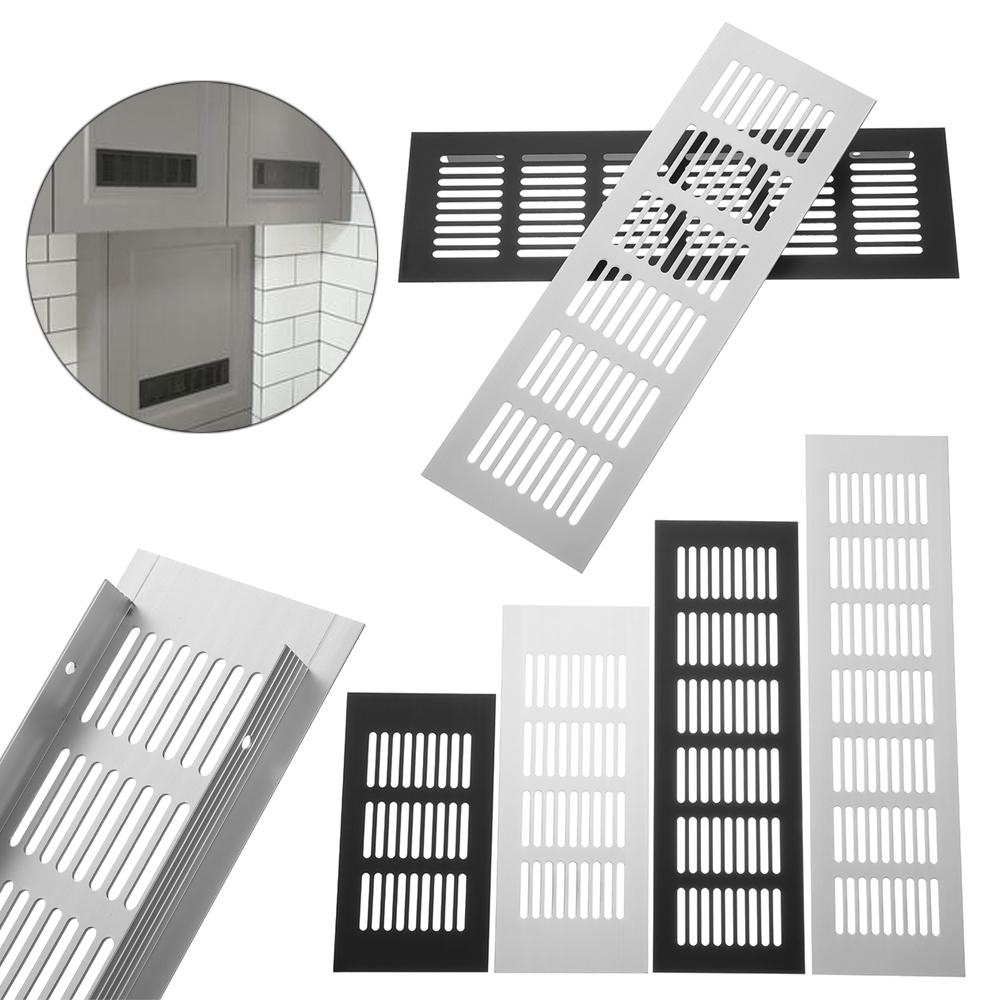 8 Sizes Aluminum Alloy Cabinet Air Vent Ventilator Grille Decor Cover Closet Shoe Wardrobe Mesh Hole Cover Hardware Daily Tools