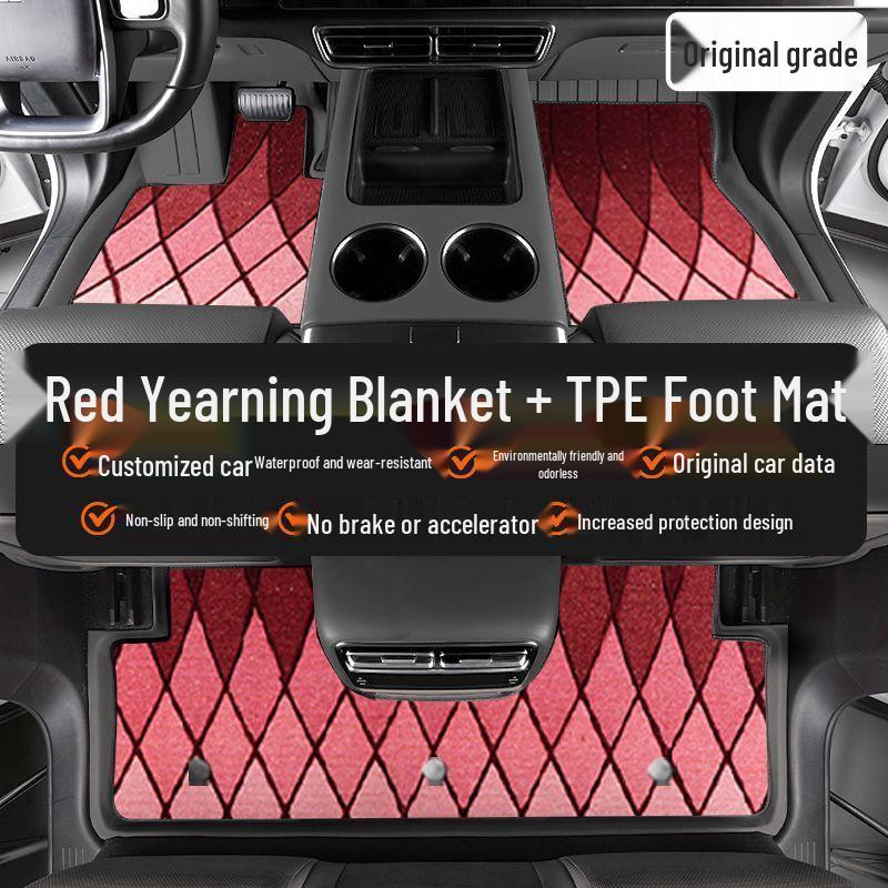 Li Auto L7 TPE Full Coverage Floor Mats - Updated Version for Car Interior Decoration