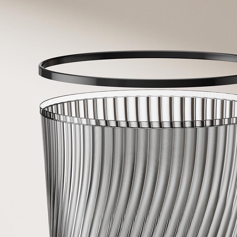 Pet-Friendly Luxury Trash Bin: Stylish, High-Capacity Waste Container for Living Room, Kitchen, and Bathroom