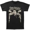 Vtg Eisen Reagan Band Für Fans Baumwolle Schwarz Vollgröße T-Shirt MM1650