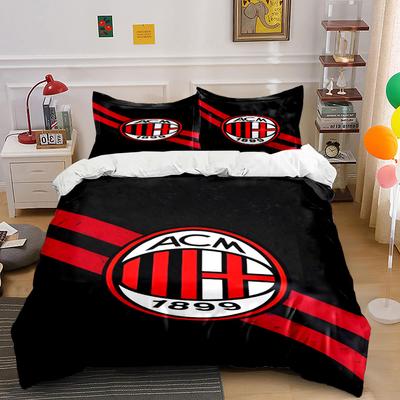 AC Milan Logo Design. Bedding Sets Duvet Cover Sets Duvet Covers Pillowcases(1 * Duvet Cover 2 * Pillowcases Without Duvet Insert)