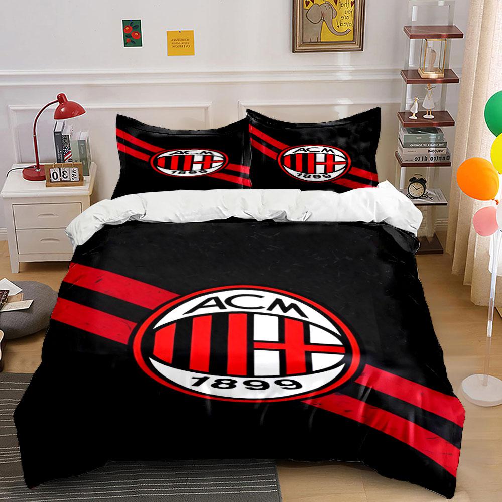 

AC Milan logo design. Bedding sets Duvet cover sets Duvet covers Pillowcases(1 * Duvet Cover 2 * Pillowcases without duvet insert) 135x200cm