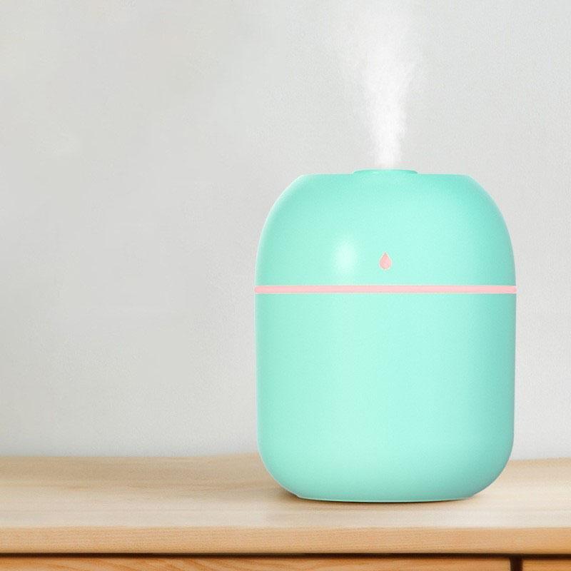 Ultrasonic Air Humidifier Mini Portable Essential Oil Aromatherapy Diffuser for Home Office Car 220ml
