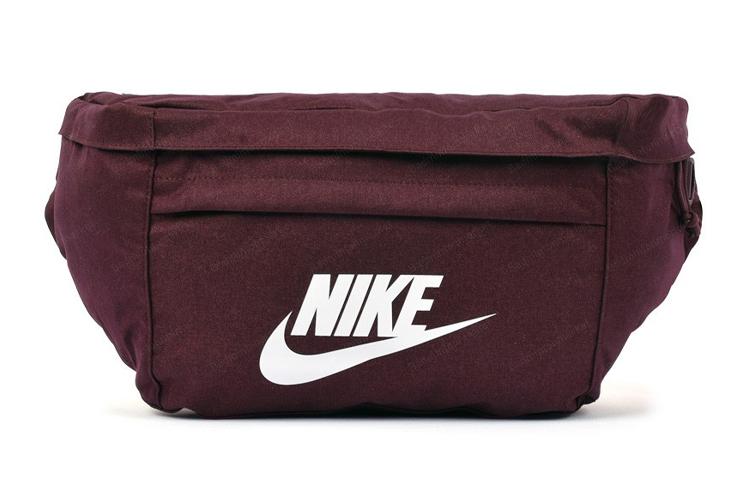 Nike Polyester Crossbody Bag, Fanny Pack Small Unisex Burgundy BA5751-681