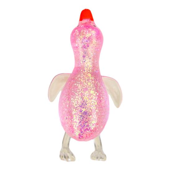 Glitter Cartoon Animal Sensory Fidget Toy for Adults Kids Cute Pig Duck Turtle Squeeze Toy for Stress Relief Easter Basket