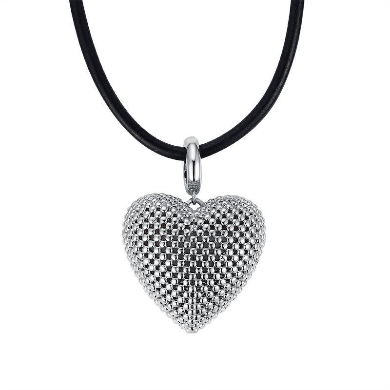 

Полый Шарик Бусина Любовь В Форме Сердца Большой Подвесной Светильник Экстравагантная Личность Меньшинство Старший Чувство Ювелирные Изделия Женщины