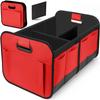 New Collapsible 600D Oxford Car Trunk Organizer with Reinforced Handles & Multi-Compartments. Fits All Cars, SUVs, Vans.