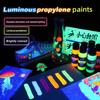 59ML Glow In Dark Acrylic Paint for Hand-Painted Wall Creative Diy Glass Clothes Shoes Luminous Fluorescent Epoxy Resin Pigment