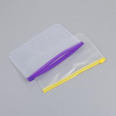 4Pcs A6 6-Hole Binder Pockets Waterproof Pvc Envelopes Zipper Binder Pouches