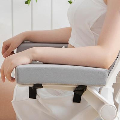 Ofis Koltuğu Oyunculuğu için Hafızalı Köpük Kol Dayama Pedleri Ayarlanabilir Üstün Konfor Desteği