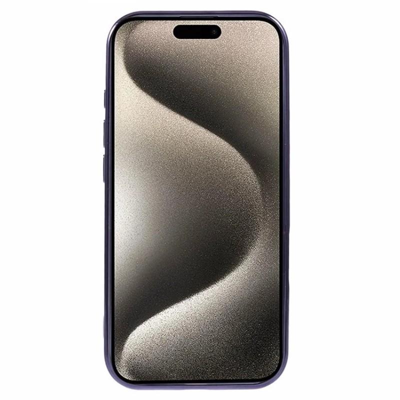 For iPhone 16 Pro Magnetic Case WANLONFENG Electroplated TPU Cover with Lens Film+2Pcs Tempered Glass
