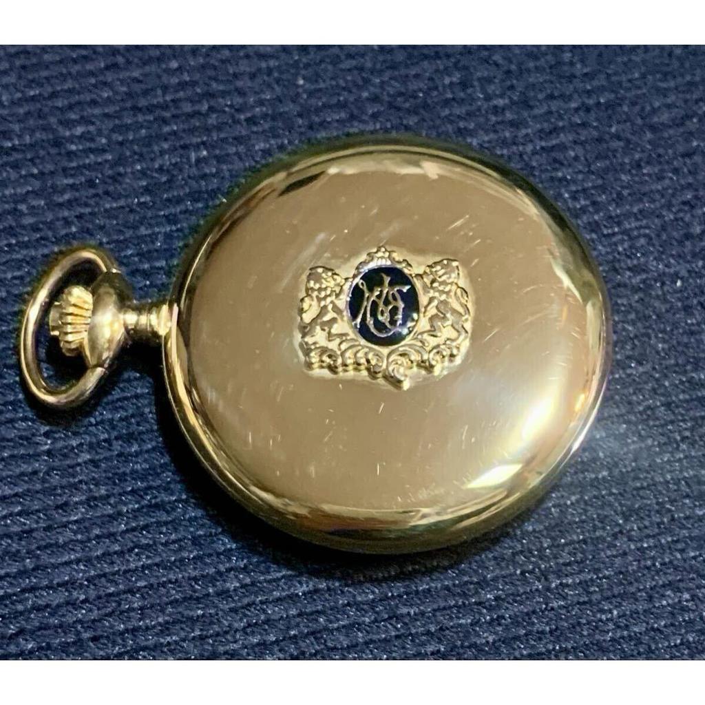 Used [Excellent Complete Product] Nostalgia Istanbul Orient Express Pocket Watch Equipped with the famous ETA6498 Swiss made manual winding
