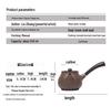 Handmade Yixing Purple Clay Teapot Set - Antique-Style Tangyu Side Handle