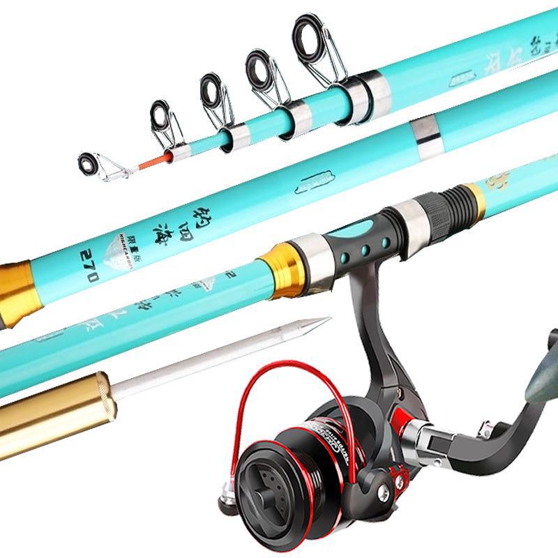 

Портативный мини-набор удочек Cross-Border Sea с полным набором удилищ для ловли на приманки. Лучшее рыболовное снаряжение для любого рыболова, который всегда в движении! 2.4m