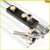 A34R Track Drill Guide With Sliders Countersunk Step Drill Guide Punch Connection Tool Hole Punching Guide Tools Punch Aid