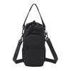 Insulated Water Bottle Sling Bag Adjustable Strap Drawstring Bottle Bag for Hiking Gym Travel Multiple Pockets Bottle Pouch for Phone Keys