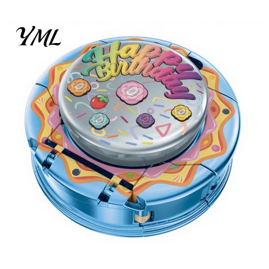 Portable Anxiety Relief Toy Transforming Robot Fidget Spinner Toy, Burger Cake Pizza Spinning for Finger Gyroscope Decompression Tool Stress