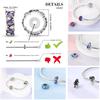Retro Round Clip Charms Copper Original Zircon Cat Paw Love Forever Spacer Charm Stopper For Diy Jewelry Bracelet