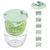 [12-in-1 Function: Slicing, Washing, Draining, and More] Salad Spinner, Vegetable Drainer, Washer, Slicer, 6-Blade Shredder, Vegetable Drainer, Salad