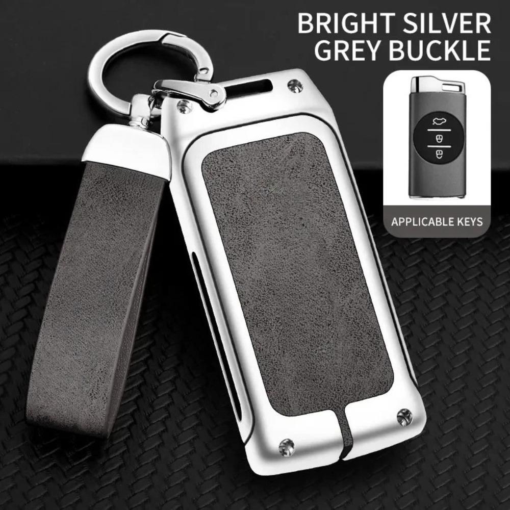 Zinc Alloy Car Remote Key Case Cover for Chery Tiggo7 5Xplus 3X Protection Shell Keychain Bag Keyless Interior Accessories