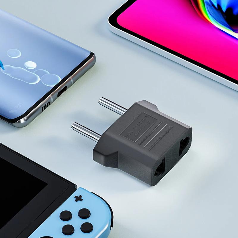 Adapter Type C Plug Electrical Sockets AC Outlet Plug To US USA Plug Socket Travel Charger Converter