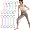 Figure 8 Yoga Resistance Band Fitness Pulling Rope Shoulder Stretch Band for Home Chest Arm Exercise