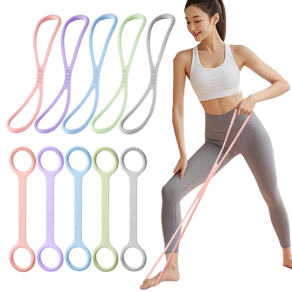 Figure 8 Fitness Resistance Band Yoga Resistance Band Fitness Pulling Rope for Home Fitness Equipment