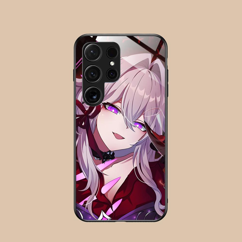 

HSR Thelema Glass Mobile Phone Case for Samsung Galaxy A56 55 54 53 52 51 36 35 34 23 16 15 5G Colorful Cover Galaxy A13 4G